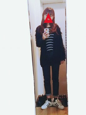 「superstar 80s Vintage Deluxe」｜ㅎㅅㅎさん（レディース・163cm）の秋コーディネート