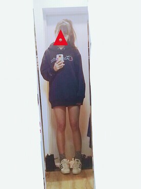 「superstar 80s Vintage Deluxe」｜ㅎㅅㅎさん（レディース・163cm）の秋コーディネート