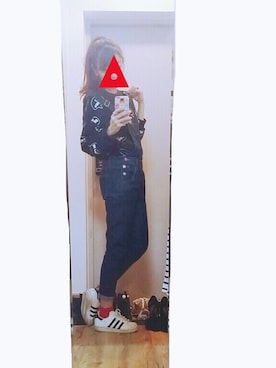 「superstar 80s Vintage Deluxe」｜ㅎㅅㅎさん（レディース・163cm）の秋コーディネート