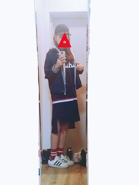「superstar 80s Vintage Deluxe」｜ㅎㅅㅎさん（レディース・163cm）の秋コーディネート