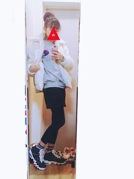 「STYLENANDA（スタイルナンダ）のアイテム（ブルゾン）」を使った、ㅎㅅㅎさん（レディース・163cm）の冬コーディネート