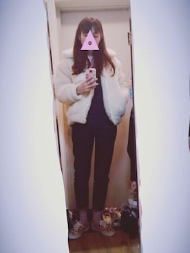 「STYLENANDA（スタイルナンダ）のアイテム（ブルゾン）」を使った、ㅎㅅㅎさん（レディース・163cm）の冬コーディネート