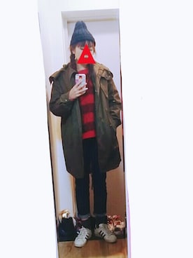 「superstar 80s Vintage Deluxe」｜ㅎㅅㅎさん（レディース・163cm）の冬コーディネート