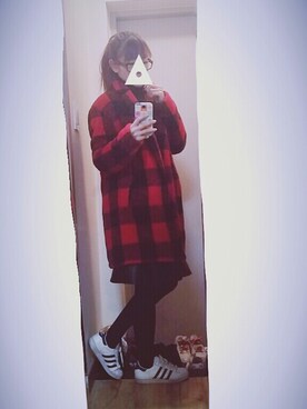 「superstar 80s Vintage Deluxe」｜ㅎㅅㅎさん（レディース・163cm）の冬コーディネート