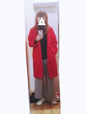「STYLENANDA（スタイルナンダ）のアイテム（ダッフルコート）」を使った、ㅎㅅㅎさん（レディース・163cm）の春コーディネート
