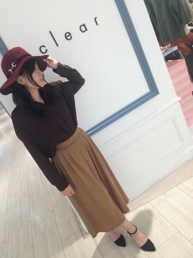 clear博多マルイさんのコーディネート