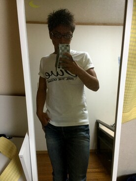 「Dive（ダイブ）のアイテム（トップス）」を使った、hiroさん（メンズ・169cm）の秋コーディネート