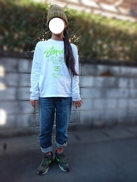 あゆせさん（キッズ・141cm）の冬コーディネート