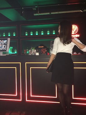 「アイテム（ブーティ、レッド系）」を使った、natsukiさん（レディース・165cm）の冬コーディネート