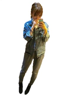「Ungrid（アングリッド）の 【Casual】ｳﾞｨﾝﾃｰｼﾞGｼﾞｬﾝ （デニムジャケット）」を使った、W田さん（レディース・160cm）の秋コーディネート