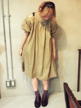 「LUCA/LADY LUCK LUCA（ルカ/レディラックルカ）のアイテム（ワンピース/ドレス）」を使った、takao_natsukiさん（レディース・171cm）の夏コーディネート