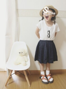 saaaaさん（キッズ・100cm）の夏コーディネート