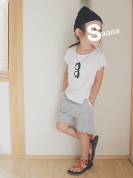 saaaaさん（キッズ・100cm）の夏コーディネート