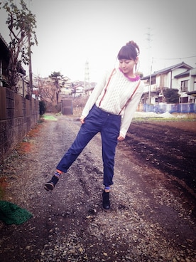 くまこさん(レディース・162cm)の冬コーディネート