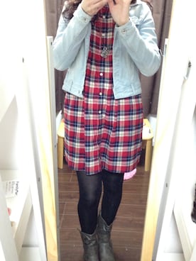 「PULL&BEAR（プルアンドベア）のアイテム（アクセサリー）」を使った、心さん（レディース・170cm）の冬コーディネート
