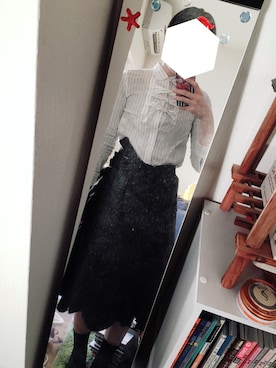 「tricot COMME des GARCONS（トリココムデギャルソン）のアイテム（レッグウェア）」を使った、molly.さん（レディース・173cm）の春コーディネート