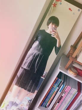 「tricot COMME des GARCONS（トリココムデギャルソン）のアイテム（レッグウェア）」を使った、molly.さん（レディース・173cm）の春コーディネート