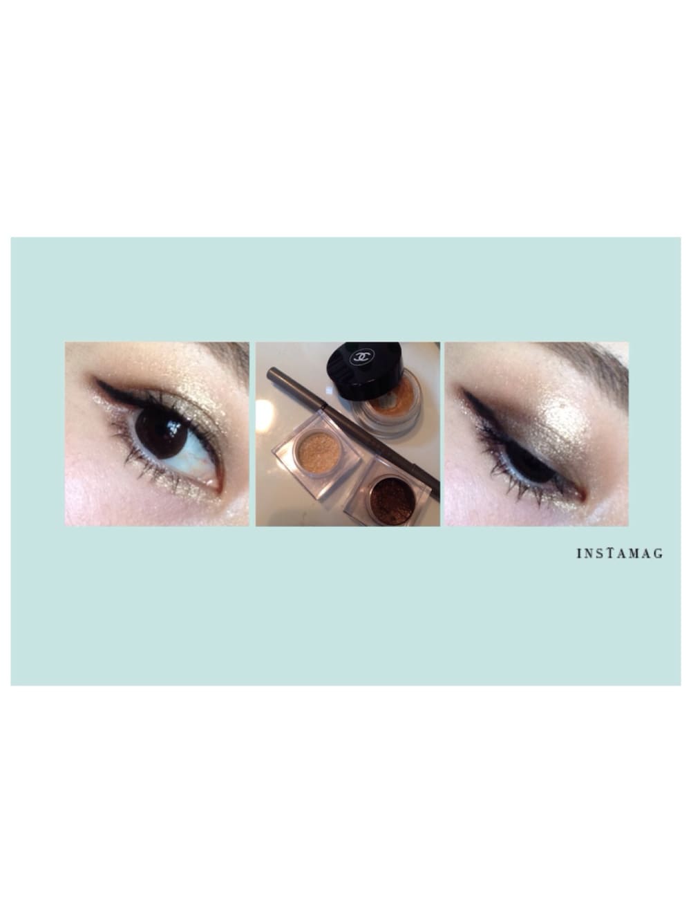 「makeup、今日のメイク、THREE、アイシャドウ、eye、cosmetics」｜「THREEのアイテム（ファンデーション、ブラウン系）」を使った、ɐɥsı̣uɐɯさん（レディース・167cm）の秋コーディネートの1枚目の写真