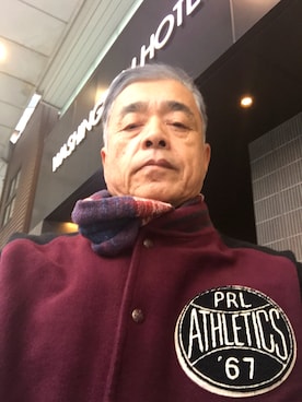 「アイテム（スタジャン、ブラウン系）」を使った、Majincyanさん（メンズ・172cm）の春コーディネート