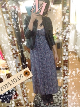 「JILL by Jillstuart」｜「アイテム（ライダースジャケット）」を使った、MIさん（レディース・163cm）の秋コーディネート