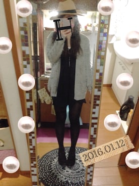 MIさん（レディース・163cm）の冬コーディネート