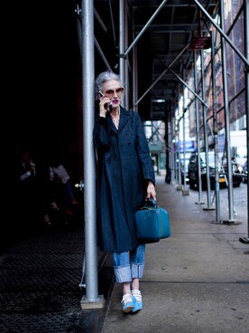 「streetsnap」｜「アイテム（デニムジャケット）」を使った、Culture & Journalさん（レディース・170cm）の秋コーディネート