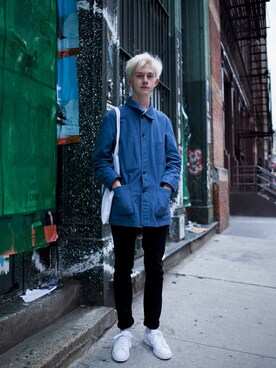 「streetsnap」｜「アイテム（ミリタリージャケット）」を使った、Culture & Journalさん（メンズ・175cm）の秋コーディネート