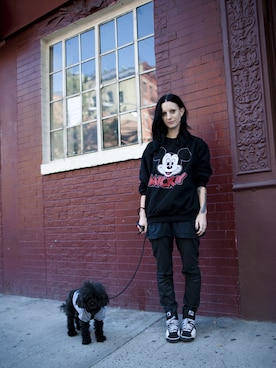 「streetsnap」｜「アイテム（スウェット）」を使った、Culture & Journalさん（レディース・165cm）の秋コーディネート