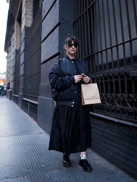 「streetsnap」｜「アイテム（ミリタリージャケット）」を使った、Culture & Journalさん（レディース・165cm）の冬コーディネート