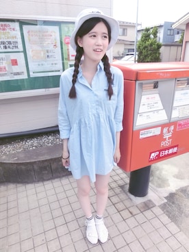 「Life8」｜「アイテム（帽子）」を使った、Erica_Chengさん（レディース・161cm）の秋コーディネート