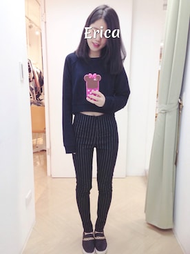 「STYLENANDA」｜Erica_Chengさん（レディース・161cm）の秋コーディネート