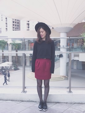 Erica_Chengさん(レディース・161cm)の冬コーディネート