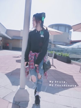 Erica_Chengさん(レディース・161cm)の冬コーディネート