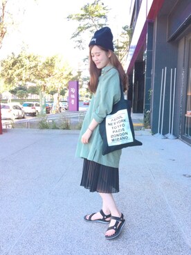 Erica_Chengさん(レディース・161cm)の秋コーディネート