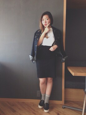 MICHIKO櫻井さん（レディース・164cm）の秋コーディネート