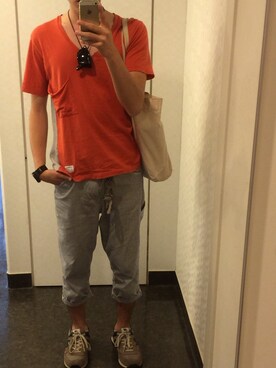 もとしさん（メンズ・172cm）の夏コーディネート