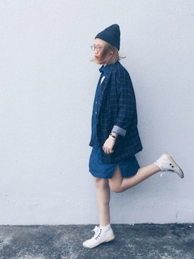 「wearsg」｜「アイテム（Tシャツ/カットソー）」を使った、sylwynさん（レディース・158cm）の冬コーディネート