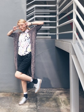 「wearsg」｜「アイテム（レッグウェア）」を使った、sylwynさん（レディース・158cm）の冬コーディネート