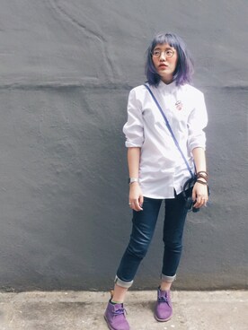 「wearsg」｜「アイテム（Tシャツ/カットソー）」を使った、sylwynさん（レディース・158cm）の冬コーディネート