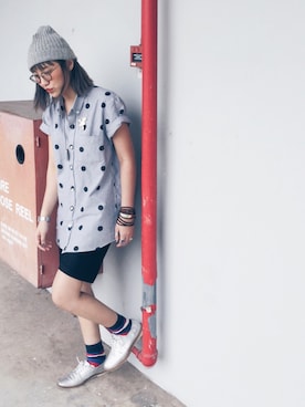 「wearsg」｜「アイテム（レッグウェア）」を使った、sylwynさん（レディース・158cm）の冬コーディネート