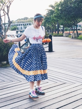 「wearsg」｜「アイテム（Tシャツ/カットソー）」を使った、sylwynさん（レディース・158cm）の冬コーディネート