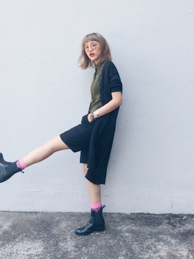 「wearsg」｜「アイテム（ブーツ）」を使った、sylwynさん（レディース・158cm）の冬コーディネート