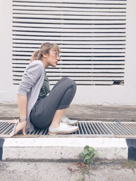 「wearsg」｜「アイテム（カーディガン/ボレロ）」を使った、sylwynさん（レディース・158cm）の春コーディネート