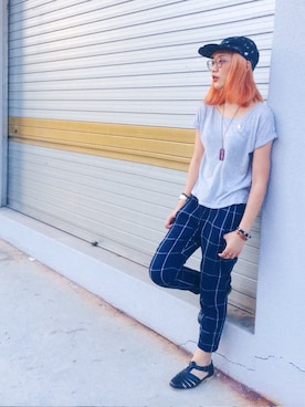 「wearsg」｜「アイテム（Tシャツ/カットソー）」を使った、sylwynさん（レディース・158cm）の春コーディネート