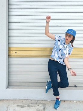 「wearsg」｜「アイテム（スニーカー）」を使った、sylwynさん（レディース・158cm）の春コーディネート