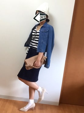 「Pietro Alessandro（ピエトロアレサンドロ）のアイテム」を使った、もちゃるさん（レディース・157cm）の春コーディネート