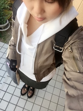 「COMME CA DU MODE（コムサデモード）のアイテム（スカート）」を使った、akkanen××さん（レディース・162cm）の秋コーディネート