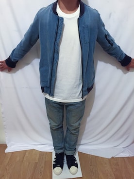 單眼皮男孩さんのコーディネート