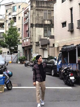 單眼皮男孩さんのコーディネート