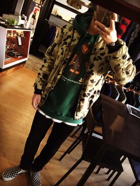 「10Deep（テンディープ）のアイテム（ナイロンジャケット）」を使った、フミさん（メンズ・168cm）の冬コーディネート